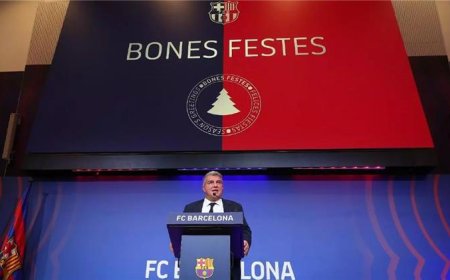 لابورتا يحسم ملف عودة ميسي إلى برشلونة.. ويصرح: نمر بأوقات عصيبة