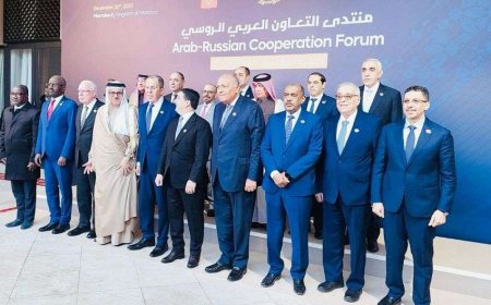وزير الخارجية يشارك في اجتماعات منتدى التعاون العربي الروسي