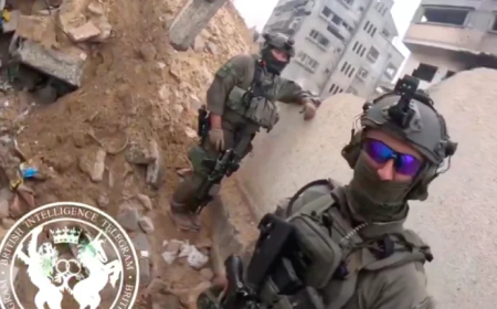 بالفيديو: مقاتلين اوكرانيين في غزة !