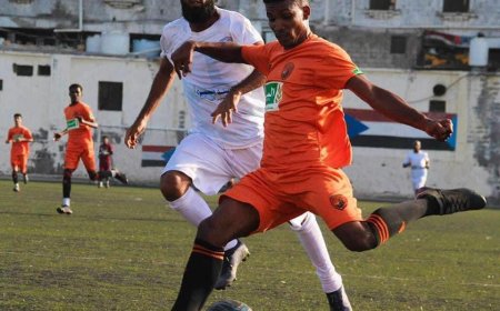 شمسان يقتنص فوزا ثمينا أمام الجلاء في دوري عدن الممتاز