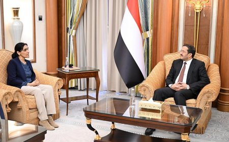 عضو مجلس القيادة اليمني عثمان مجلي يلتقي السفيرة البريطانية