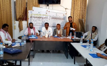 اختتام الورشة التنشيطية لفرق التغذية المدرسية في التحديثات لآليات العمل بمشروع التغذية المدرسية في مديرية الوادي بمأرب