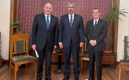 السفير بحاح يبحث مع مساعد وزير الخارجية المصري اوضاع الجالية اليمنية في مصر