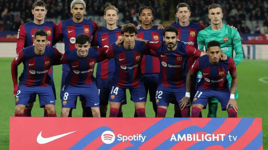 تشكيلة برشلونة المتوقعة اليوم ضد جيرونا في الدوري الإسباني 2023-24