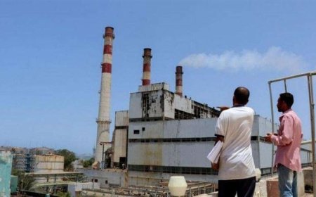 خروج مفاجئ لمحطات توليد كهرباء عدن 