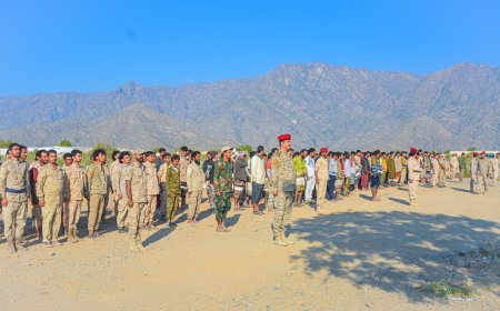 اللواء 89مشاة يدشن العام التدريبي والقتالي 2024 بعرض عسكري كبير 