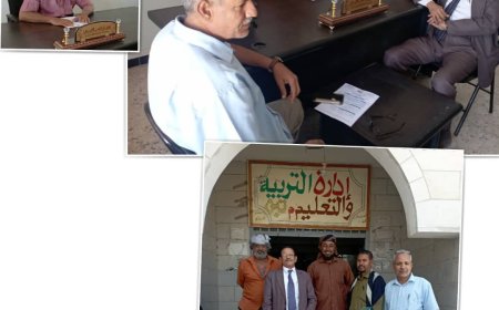 مدير تربية تبن يلتقي بممثلي الوحدة التنفيذية للتغذية المدرسية بوزارة التربية