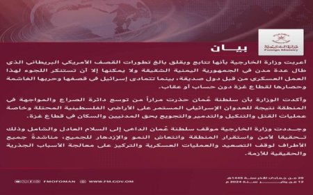 إعلان عماني مفاجئ بشأن القصف الأمريكي ضد الحوثيين