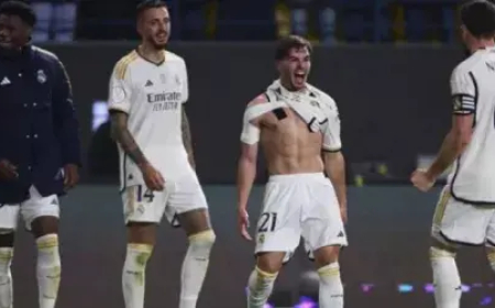 نجم ريال مدريد يتعرض لإصابة قوية قبل مواجهة برشلونة في السوبر