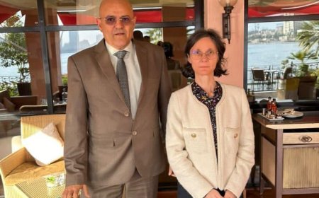 محافظ تعز يبحث آليات التعاون مع السفيرة الفرنسية لدى اليمن