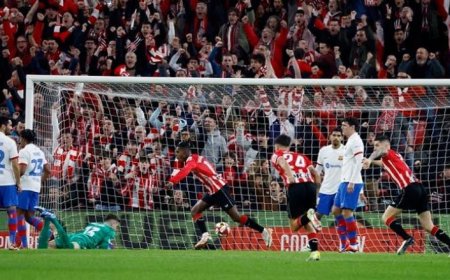 سيناريو ريال مدريد.. برشلونة يودع كأس الملك بصفعة أتلتيك بلباو