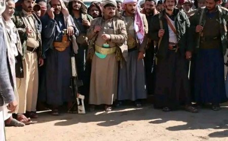 بالصور.. قبيلة أرحب تعلن النفير العام للرد على اقتحام منزل أحد أبنائها