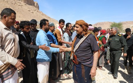 المحافظ بن ماضي يرعى صُلحاً لإنهاء قضية قتل دامت لسنوات وكُللت بالعفو عن الجاني بدوعن