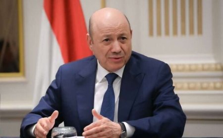 العليمي يطالب الاتحاد الأوروبي بتصنيف الحوثيين "منظمة إرهابية"