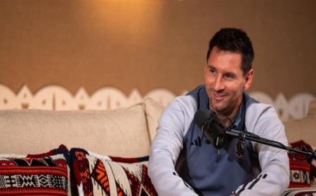 لأول مرة في تاريخه ميسي ضيفا في برنامج عربي.. والغريب أن المذيع ليس رياضيا !!