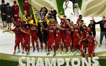 بالصور: 3 ركلات جزاء تتوج قطر بكأس آسيا على حساب الأردن