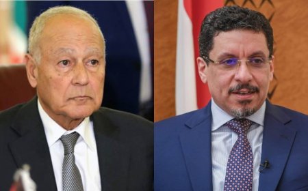 رئيس الوزراء يتلقى اتصالاً هاتفياً من أمين عام الجامعة العربية