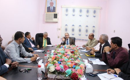 الوصابي يحث قيادة وزارة التعليم العالي على رفع مستوى الإنجاز والانضباط الوظيفي