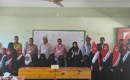 مدرسة الخنساء بقعطبة الضالع تحصد المركز الثاني في المسابقة العلمية اللامنهجية الفكرية والثقافية