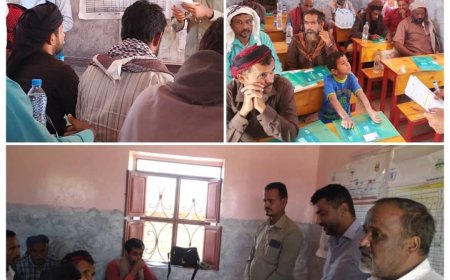 تدشين الدورة التنشيطية لفرق التغذية المدرسية بمديرية دهر  محافظة شبوة