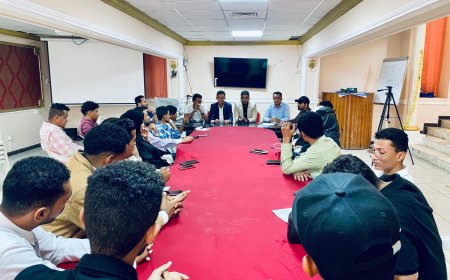 برئاسة الطبقي..  مجلس الاتحاد العام لطلاب جامعة عدن يعقد اجتماعًا موسعًا ويناقش عدداً من القضايا