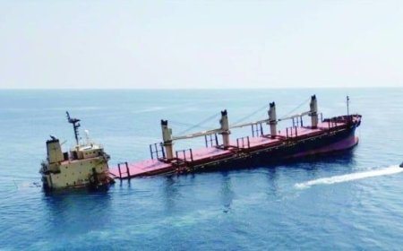الحكومة اليمنية: الهجمات الجوية تعقد جهود إنقاذ السفينة الجانحة وتهدد بحدوث كارثة بيئية