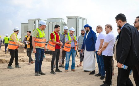 بشرى سارة كهربائية.. المحرمي يؤكد دخول جزء لمحطة الطاقة الشمسية "120 ميجا" للخدمة  