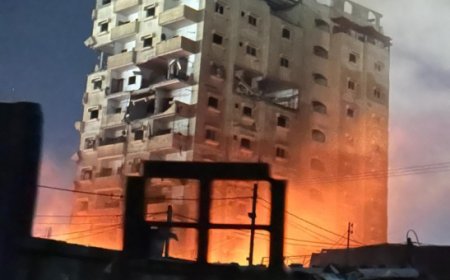 بالفيديو . 4 غارات اسرائيلية عنيفة على برج مصري