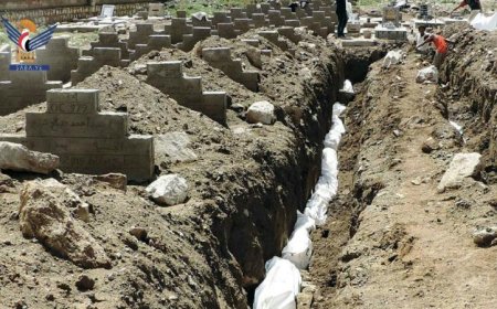 تم الاحتفاظ بالخصائص الوراثية والصور وأرقام القبور.. دفن 24 جثة مجهولة بالحديدة