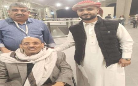 المجيدي يعود إلى عدن بعد رحلة علاجية