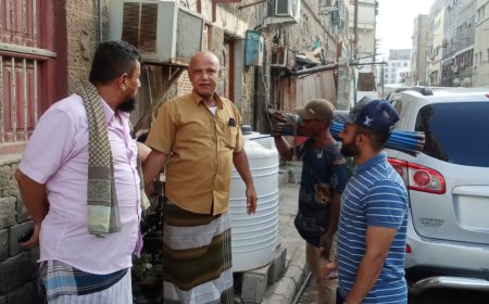 مدير عام صيرة ينفي اختلاط مياه الشرب بمياه الصرف الصحي في حي القطيع