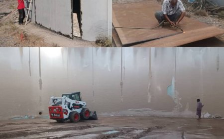 مؤسسة مياه عدن تعيد تأهيل وصيانة خزان جبل فقم "المصافي" بالبريقة