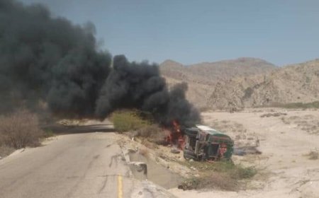 أبين..وفاة سائق شاحنة محروقات في حادثة سير بالمحفد