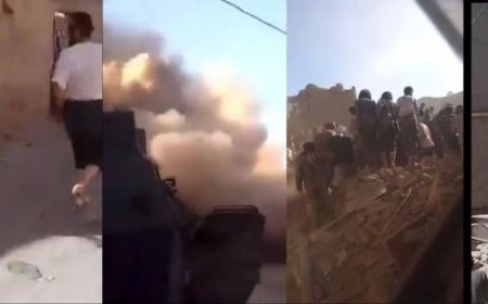 جريمة ضد الإنسانية.. استمرار البحث عن مفقودين بعد تفجير الحوثيين منازل على رؤوس ساكنيها