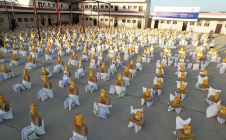 الخلية الإنسانية بالمقاومة الوطنية تطلق مشروعًا إغاثيًا في مأرب بدعم الهلال الأحمر الإماراتي