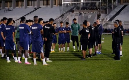 المنتخب الوطني يستأنف تدريباته في السعودية 