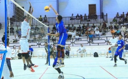 وحدة تريم يتغلب على سيئون في افتتاح البطولة الرمضانية للكرة الطائرة