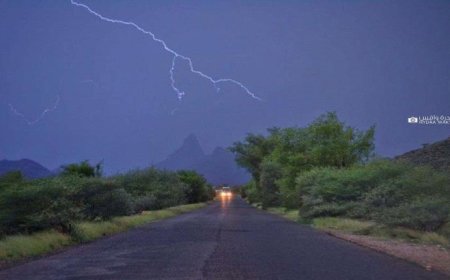 الأمطار تعم 14 محافظة خلال الساعات القادمة