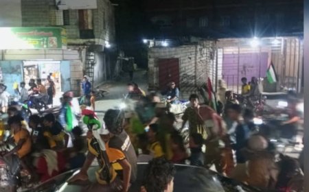 مسيرة جماهيرية بزنجبار أبين تضامنا مع فلسطين