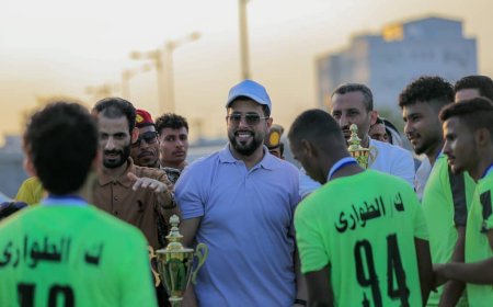 عضو هيئة رئاسة الانتقالي السقاف يشارك في ختام الدوري الرمضاني لقوات العاصفة