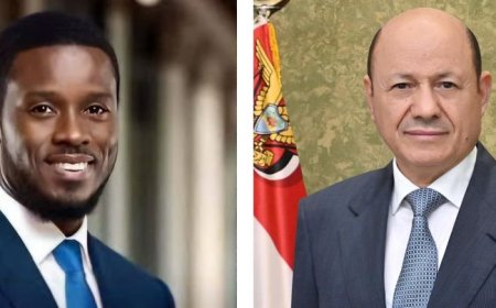 رئيس مجلس القيادة يهنئ باليوم الوطني السنغالي