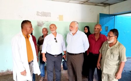 مدير صحة عدن يتفقد مستشفى الامراض النفسية ويشدد برفع وتيرة العمل