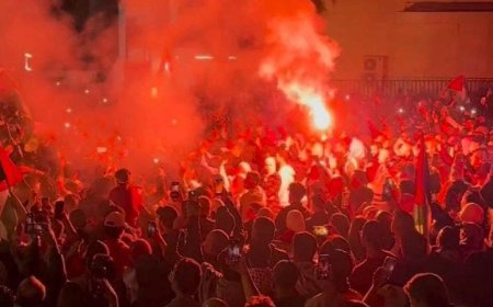 أردنيون يواصلون حصار السفارة الإسرائيلية في جمعة الغضب لفلسطين ( فيديو)