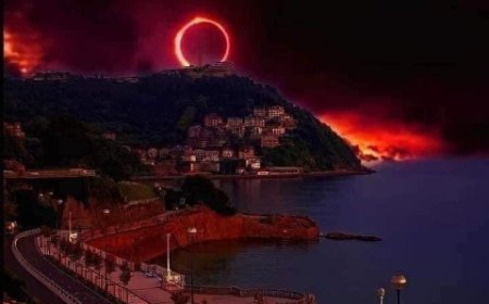 وصور خيالية وفيديو.. كسوف الشمس الكلي والنادر 