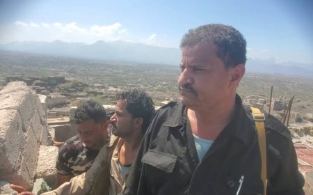 قائد اللواء السادس مقاومة: جبهات الضالع محصنة تحصيناً كاملاً ومعنوياتنا  تعانق السحاب