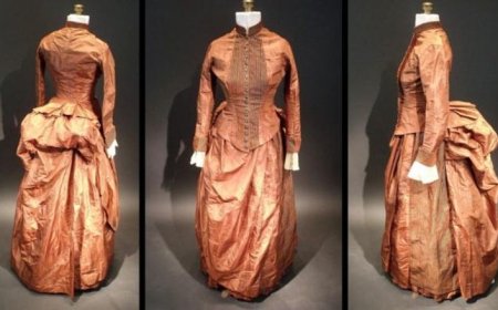 ما علاقة الجيش الأمريكي به؟!.. حل لغز كلمات غامضة مخبأة داخل فستان حريري عمره 136 عاما (صور)