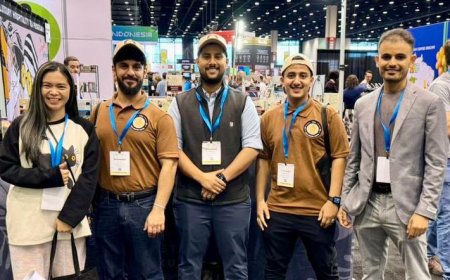 فريق من شركة (جولدن يافع كوفي) فرع أمريكا يُشارك في المعرض الدولي للقهوة المختصة SCA