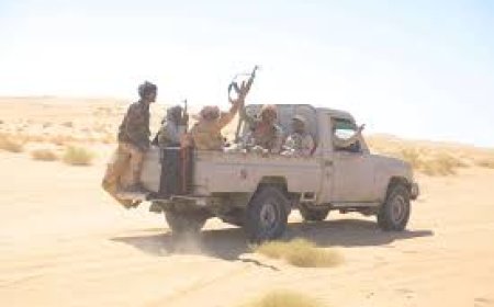 قوات ألوية العمالقة الجنوبية تتصدى لهجوم حوثي جنوب مأرب