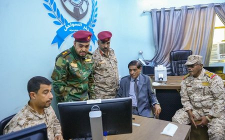 البحسني يطلع على جاهزية عدد من الوحدات العسكرية والأمنية بساحل حضرموت