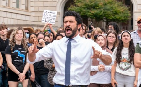 صدام بين حاكم ولاية وعضو في الكونغرس شارك الطلاب المظاهرات (فيديو)